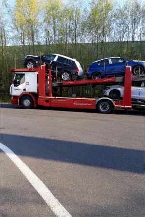 Prijevoz novih automobila specijaliziranim transporterom – Seničić transport